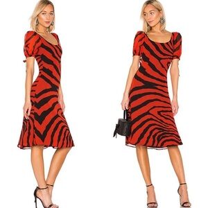 LPA Red Zebra Dress